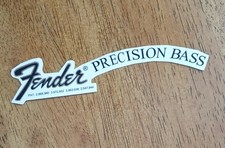 Fender 1970s Precision Bass Style Waterslide Decal Pre-cut And Ready To Use