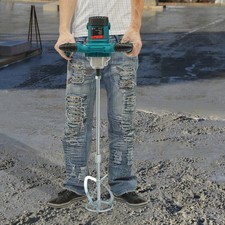 2100W Handheld Electric Concrete Mixer Portable Mortar Mixer 6 Gear Cement Mixer