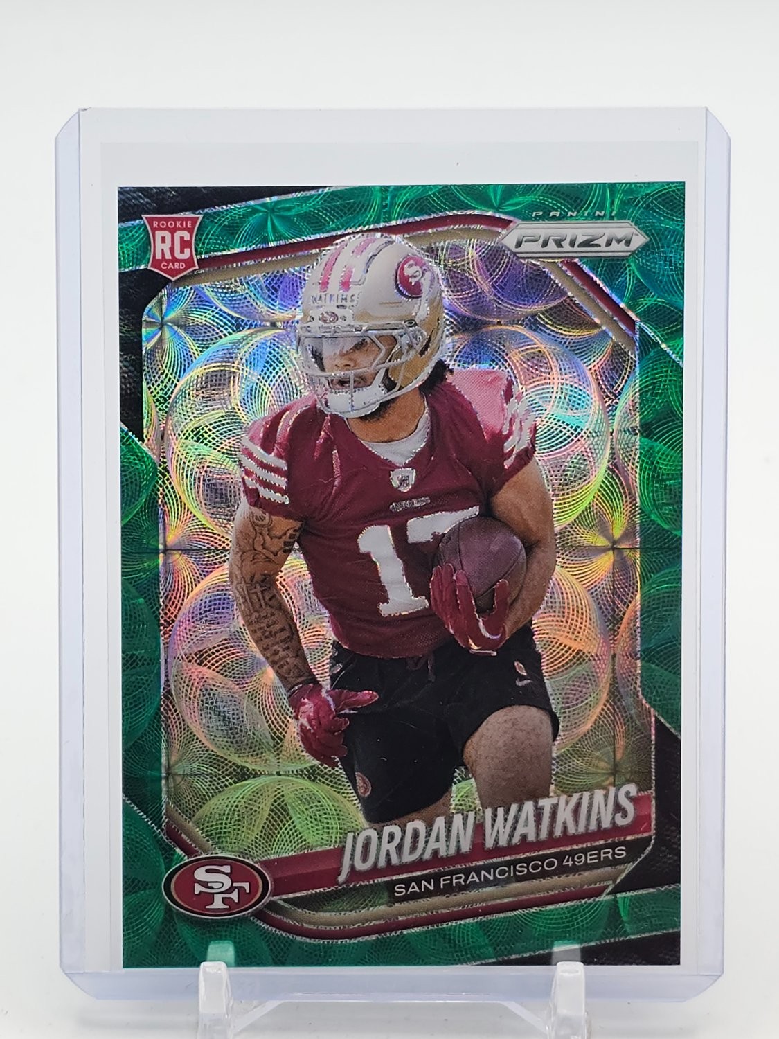 Jordan Watkins Panini Prizm #389 Green Scope