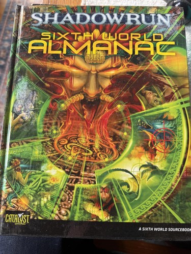 Shadowrun Sixth World Almanac Hardcover Sourcebook 26205