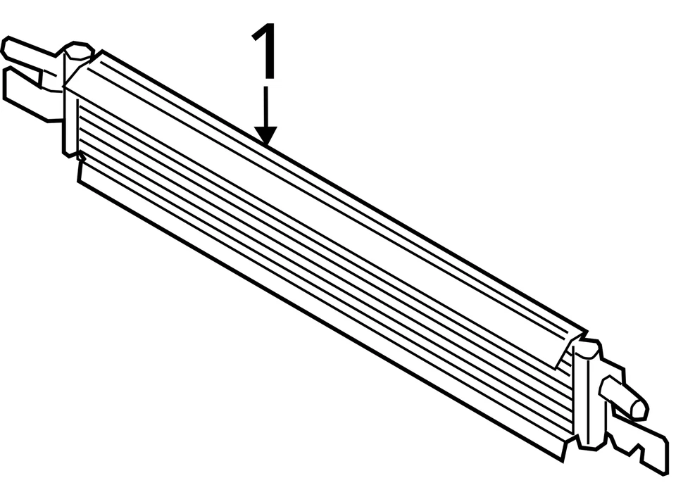 BMW M340i M440i G20 G22 G23 Front Transmission Oil Cooler 2019 - 2025 OEM - Image 4 of 4