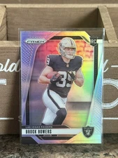 Brock Bowers 2024 Panini Prizm Silver Rookie NO.315 Raiders TE