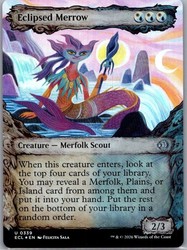 Eclipsed Merrow (Showcase) - Lorwyn Eclipsed #339 Foil