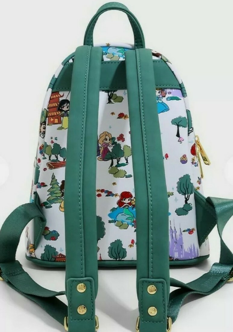 Loungefly Disney Princess Mini Backpack Bag Ariel Mulan 