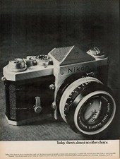 1966 Nikon Camera Photo Film Pictures Vintage Retro Print Ad Japan Nikkor F