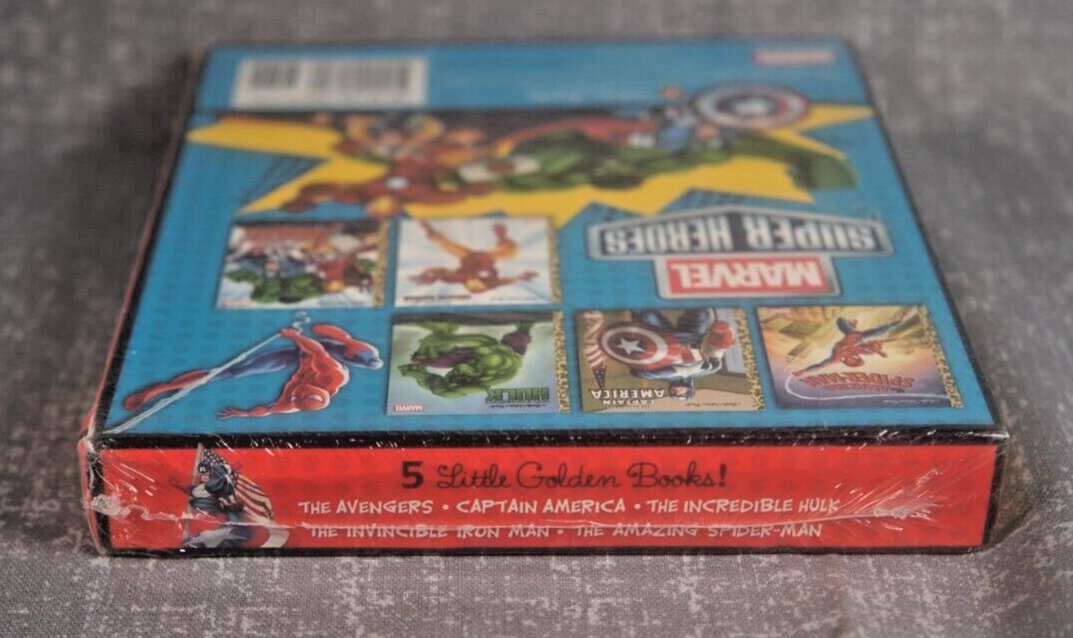 マーベル　Marvel Super Heroes Books Set Amazon.com: Marvel Super Heroes Little Golden Book Library