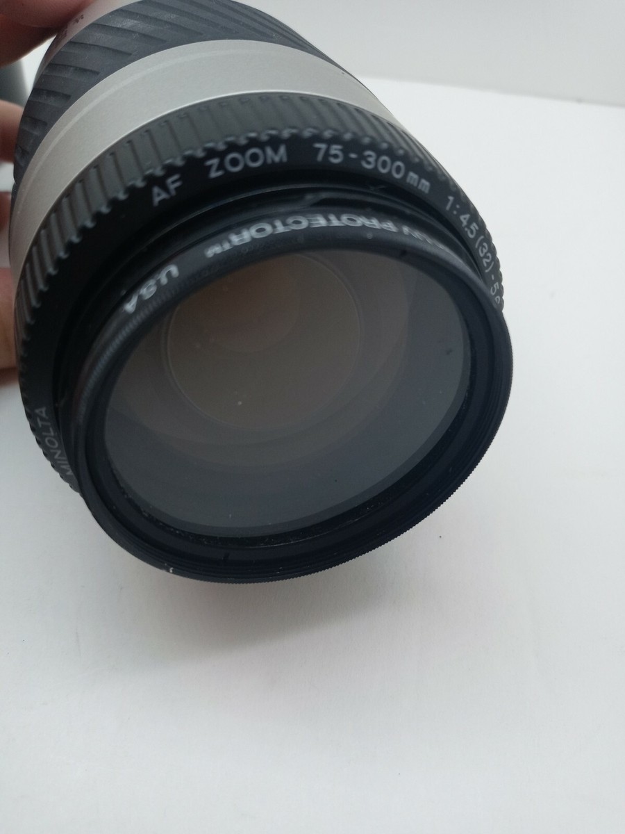 Minolta AF 75-300mm 1.5m/4.9ft Macro Zoom Lens for Minolta