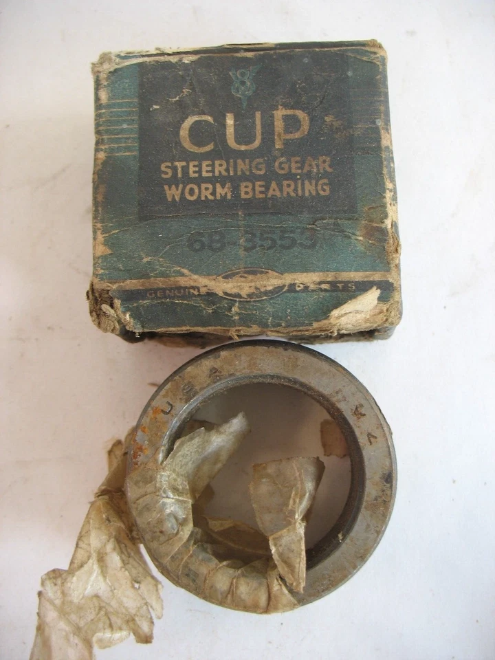 NOS 68-3553 Gusano de dirección Cojinete superior Carrera 1930 FORD MODELO 40 46 48 50 67 68 Foto 2 de 2
