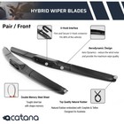 <!--F#f_0-->Front Wiper Blades for Holden Commodore VT VX VY VZ 1997 - 2007 Pair 22