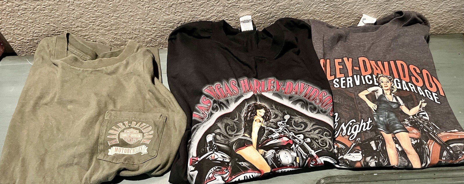 ALTRA Maglietta Las Vegas Harley Davidson Ride All Day 2014 Gioca tutta la notte e altre 2