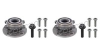 Topran 2X Radnabe Radlagersatz Hinten FüR VW Golf VI Skoda Yeti Octavia II 5K1