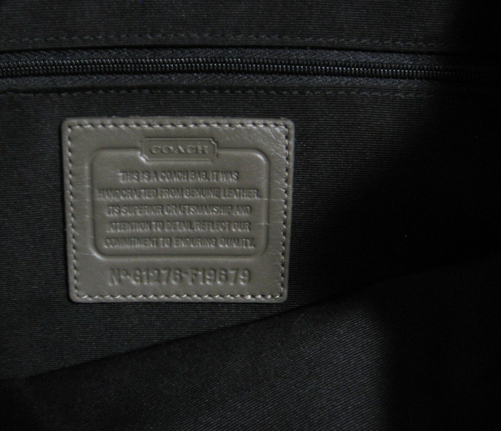 $428 COACH Soho Medium Grey Python Embossed Leath… - image 3