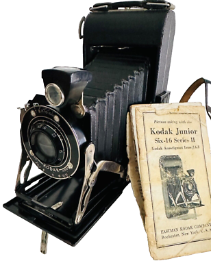 Antique Kodak Junior Six-16 Camera Anastigmat Lens F6. , Manual