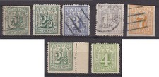 Hamburg, ab 1859 - Lot aus Mi. 6 bis 16a o/(*) - gesamt sieben Marken - ansehen