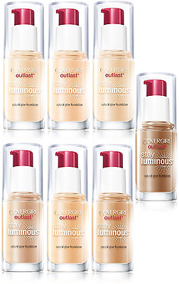 CoverGirl Outlast Stay Luminous Natural Glow Foundation NEW Choose Your Shade