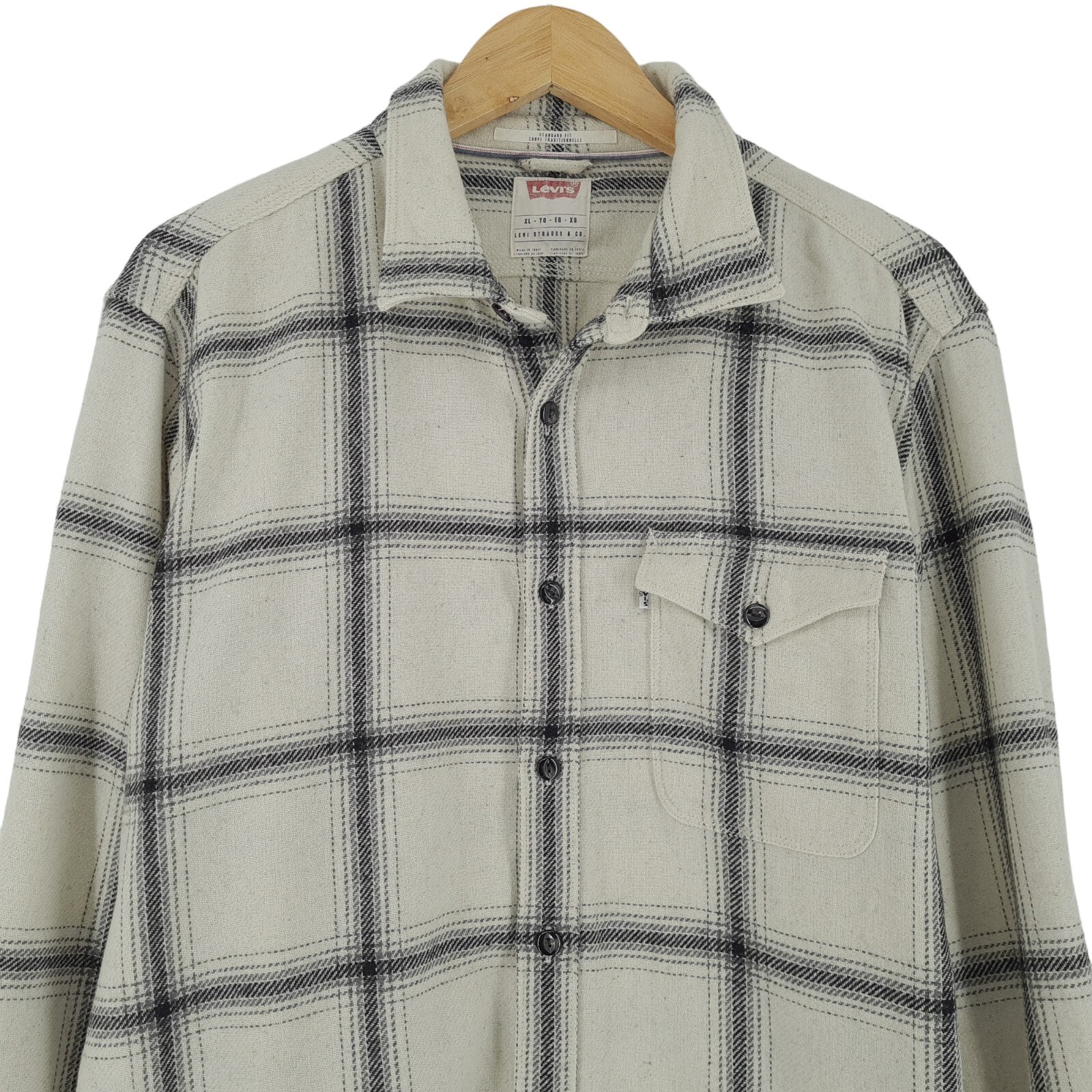 XSIDE Chemise pour Hommes en Mélange de Lin à Manches Longues Coupe Régulière - S5K827Z8-R9J