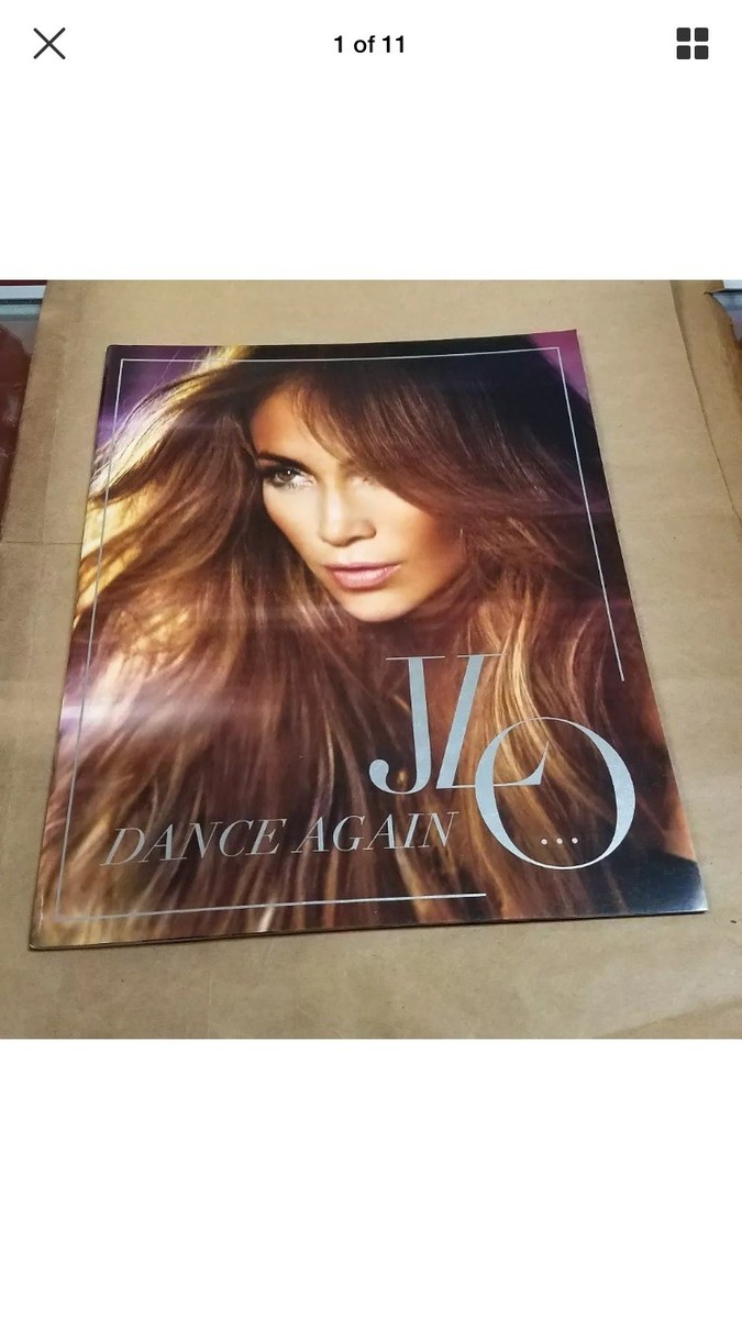 JENNIFER LOPEZ JLO 2012 Dance Again Tour Book | eBay