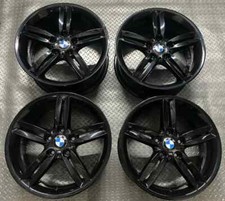 Genuine BMW 208M 18" Alloy Wheels Gloss Black F20 F21 F22 F23 F87 1 & 2 SERIES