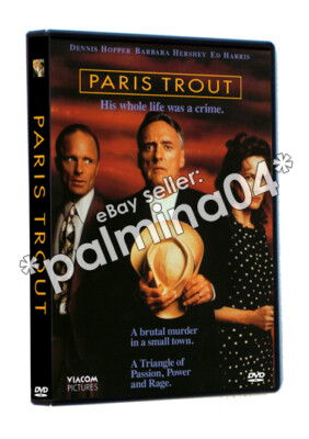 Paris Trout (1991) DVD MOD Dennis Hopper Ed Harris Barbara Hershey REG 1 RARE!