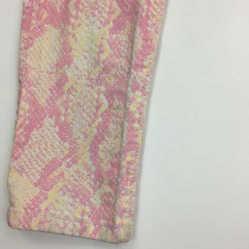 DL196 Python Emma BOA Pink Yellow White Animal Print Legging Jeans Womens sz 30 - Picture 11 of 12