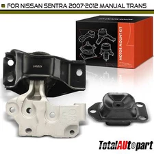 New 2Pcs Engine Motor & Transmission Mount for Nissan Sentra 2007-2012 L4 2.5L