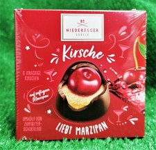 (106,48€/kg) Niederegger knackige Kirsche auf Marzipan Pralinenkasten Versand0€