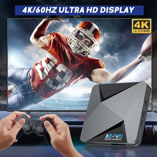 KINHANK Retro Video Game Console Super Console X2 Pro with 70000+ Video Games