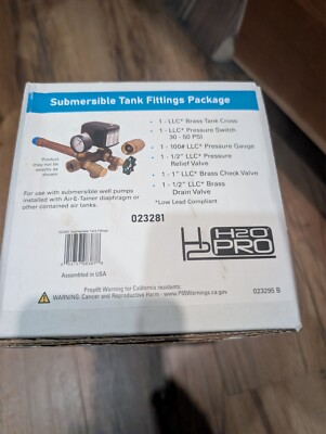 H2O Pro Low Lead Submersible Pump Fittings Package 023281
