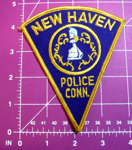New Haven Connecticut Police patch - Afbeelding 1 van 2
