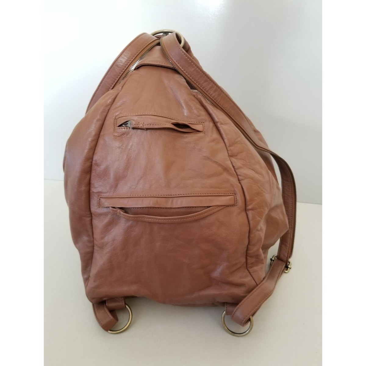 Nicholas K for Free People Phoebe Purse Pack Cognac Sheep 