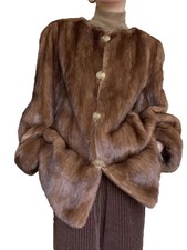Mink Velvet Jacket Women Warm Loose Retro  Hi...