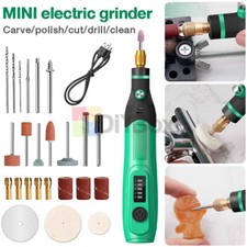 Mini Electric Grinder Drill Engraving Pen Grinding Rotary Tool USB Rechargeable