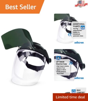 Premium Full-Face Safety Face Shield - Ultra-Light - Multi-Purpose