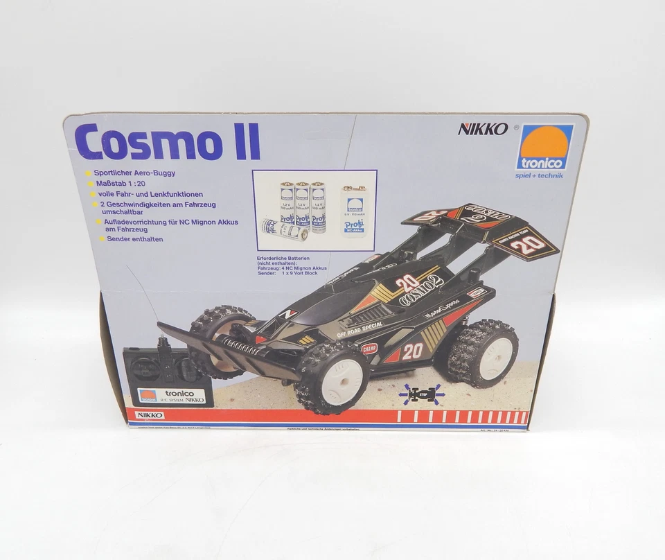 Nikko Tronico RC-System Cosmo II - Sportlicher Aero Buggy  - vintage - NEU/MIB - Bild 4 von 4
