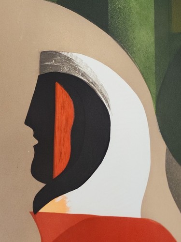End of Summer Sale! Max Papart Aquatint Carb Etching Les Femmes D’Alger Signed - Picture 6 of 10