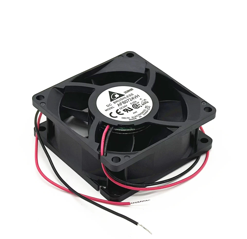 Delta AFB0724VH 7025 24V 0.33A 7CM inverter double ball cooling fan - Image 4 of 4
