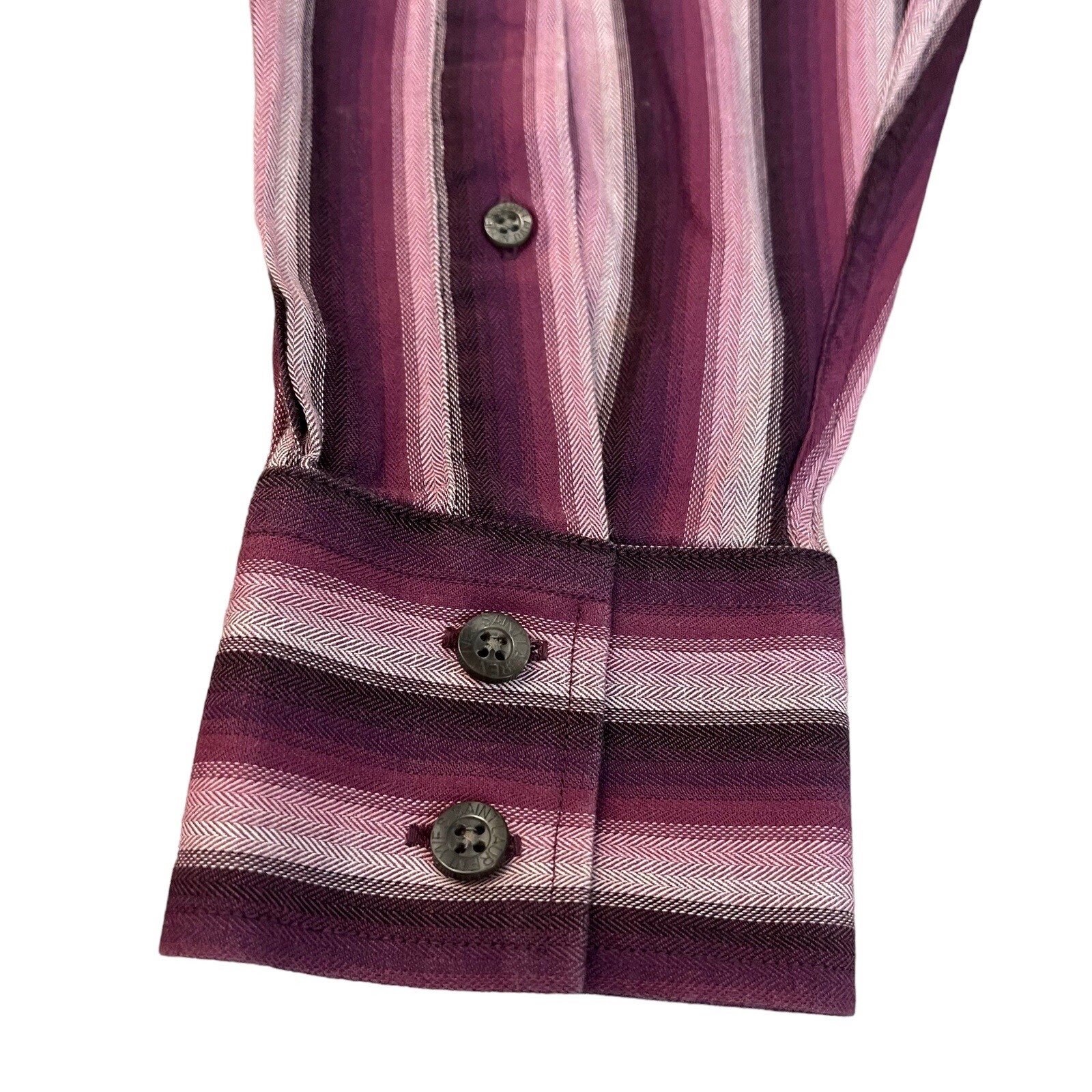 Camicia YSL Yves Saint Laurent LS Vintage anni '90 a righe abbottonate taglia media