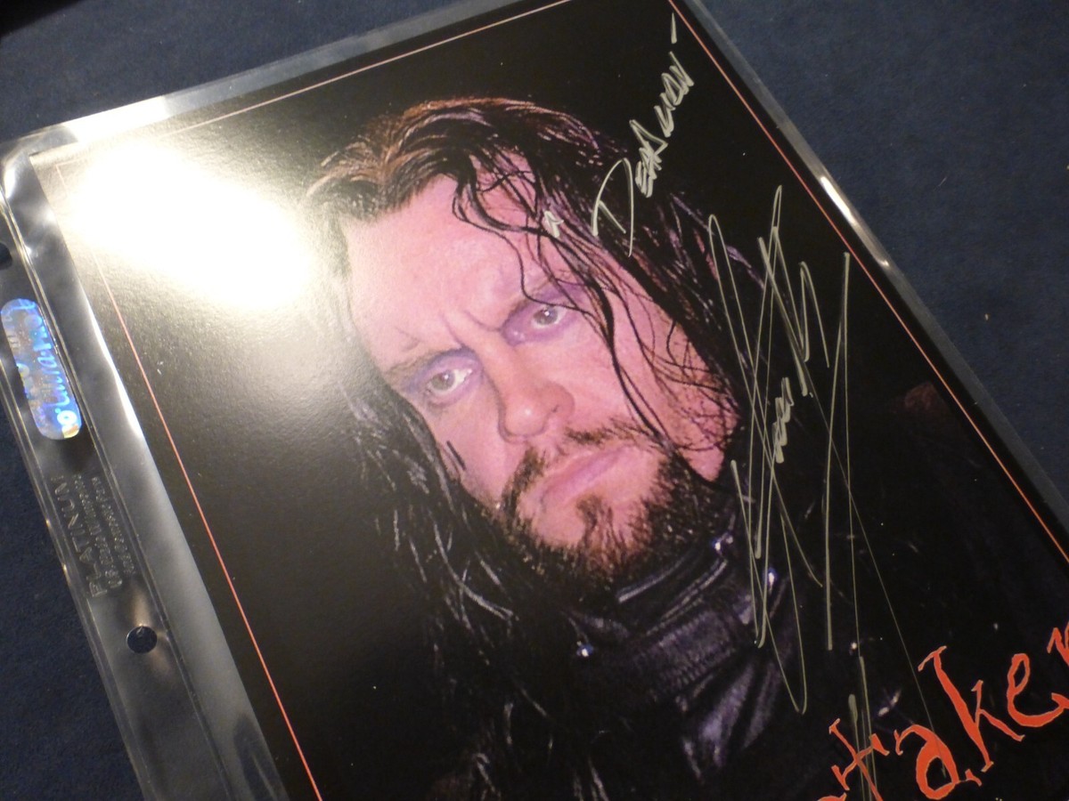 deadman 写真 サイン入り、ステッカーなど Undertaker 