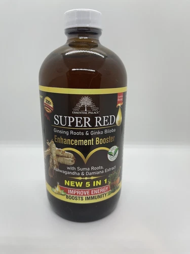 Essential Palace Super Red Ginsing Roots & Ginko Biloba Enhancement Booster