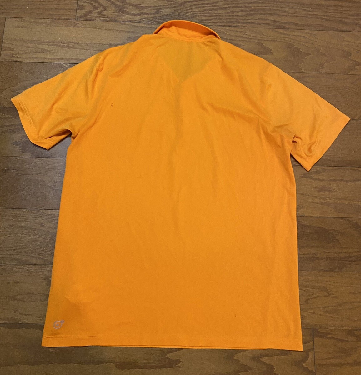 Puma Rickie Fowler Orange Sport Polo Shirt Large Oranges Golf