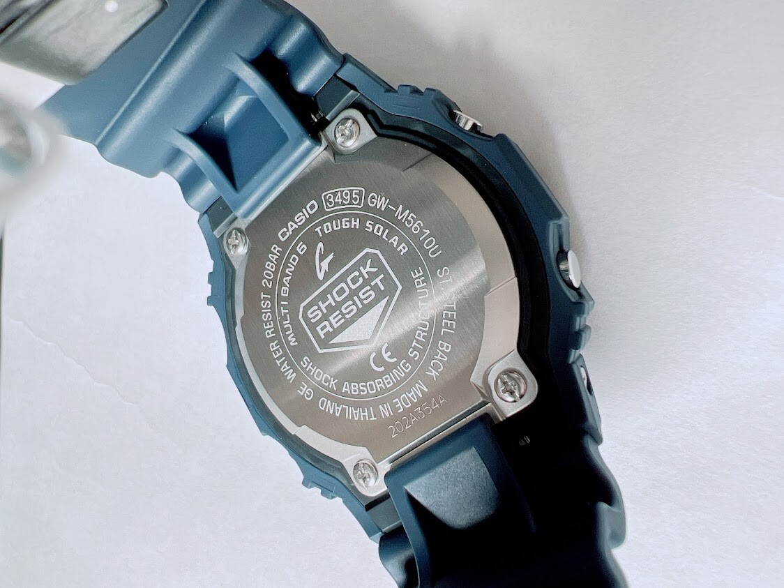 CASIO G-SHOCK GW-M5610U-2JF Blue Navy Red Men's watch Radio CASIO G-SHOCK GW-M5610U-2JF Blue Navy Red Men's watch Radio