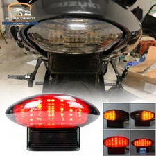 For 99-07 Suzuki Hayabusa GSX1300R Integrated LED Turn Brake Tail Light Smoked