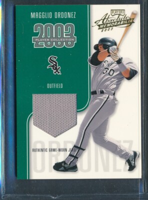 2003 Playoff Absolute Memorabilia GU Jersey Relic: MAGGLIO ORDONEZ Gold /25