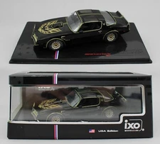 1:43 IXO Models *BLACK* 1977 Pontiac Firebird Trans Am *DIECAST* NIB!