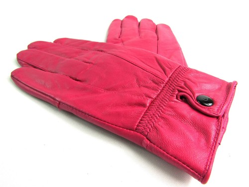 Ladies High Quality Super Soft Genuine Leather Fully Lined Gloves Winter Warm - Picture 107 of 181