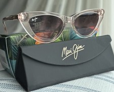 Maui Jim Lychee MJ 891 09 Crystal Light Pink Frame  Maui Rose Polarized Lenses