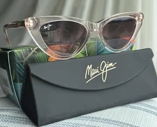 Maui Jim Lychee MJ 891 09 Crystal Light Pink Frame + Maui Rose Polarized Lenses
