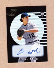 Casey Mize signed 2021 Panini Zenith certified card #19-Detroit Tigers
