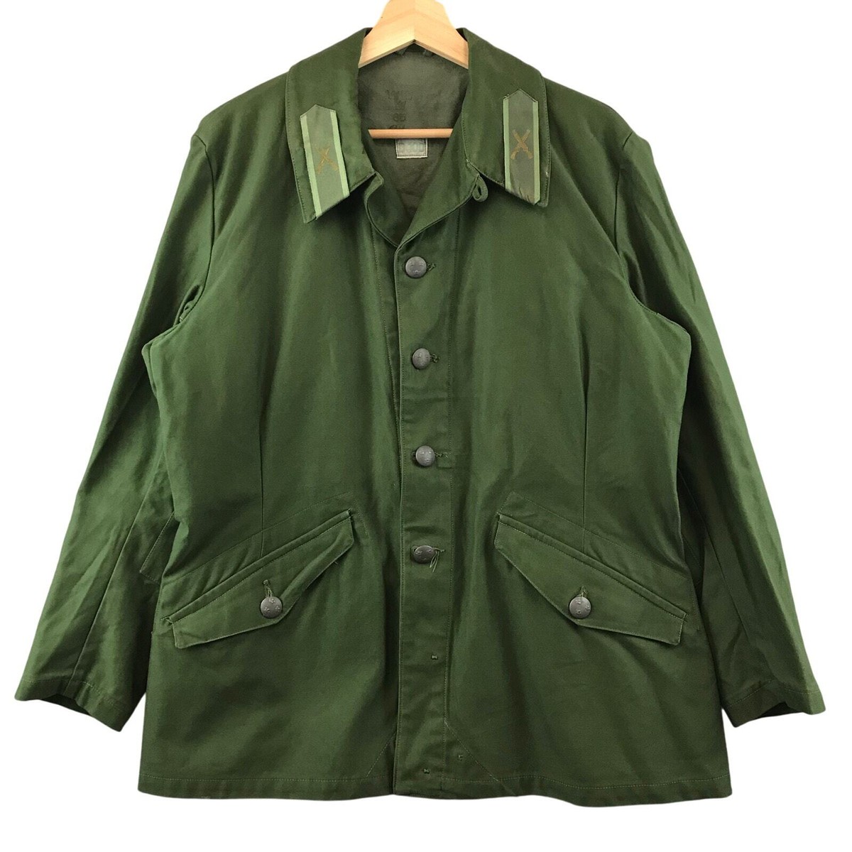 Vintage Swedish army green jacket m/59 army jacket size L D