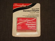VINTAGE OFFICE DESK STAPLER SWINGLINE SHARP POINT STANDARD STAPLES NEW OLD STOCK